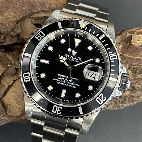 rolex submariner date 16610 d series|Rolex Submariner 16610 review.